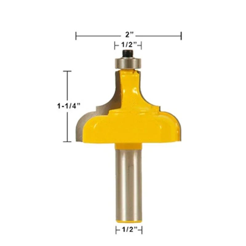 3pcs 12mm 1/2" Shank Picture Frame Line Router Bit C3 Carbide Classical Milling Cutter for Wood Woodworking Tenon