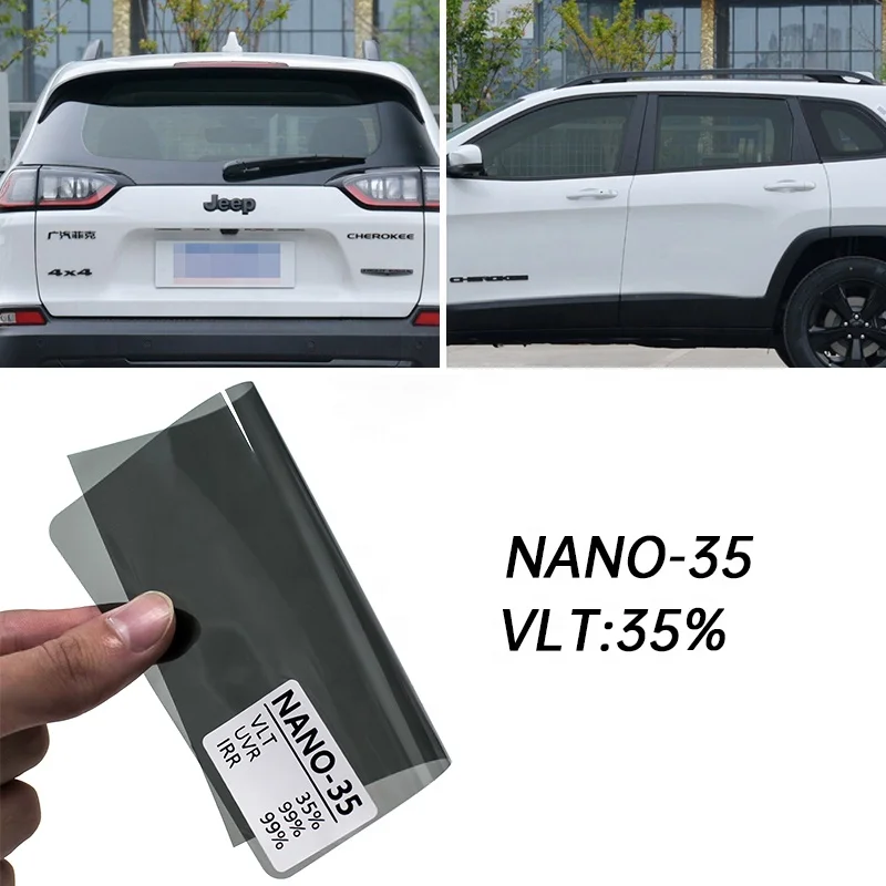 Folia do okien 3M, wysoka jakość, 95% izolacji termicznej, odblaskowa, dwuwarstwowa, polaryzacyjna, nano ceramiczna folia samochodowa.