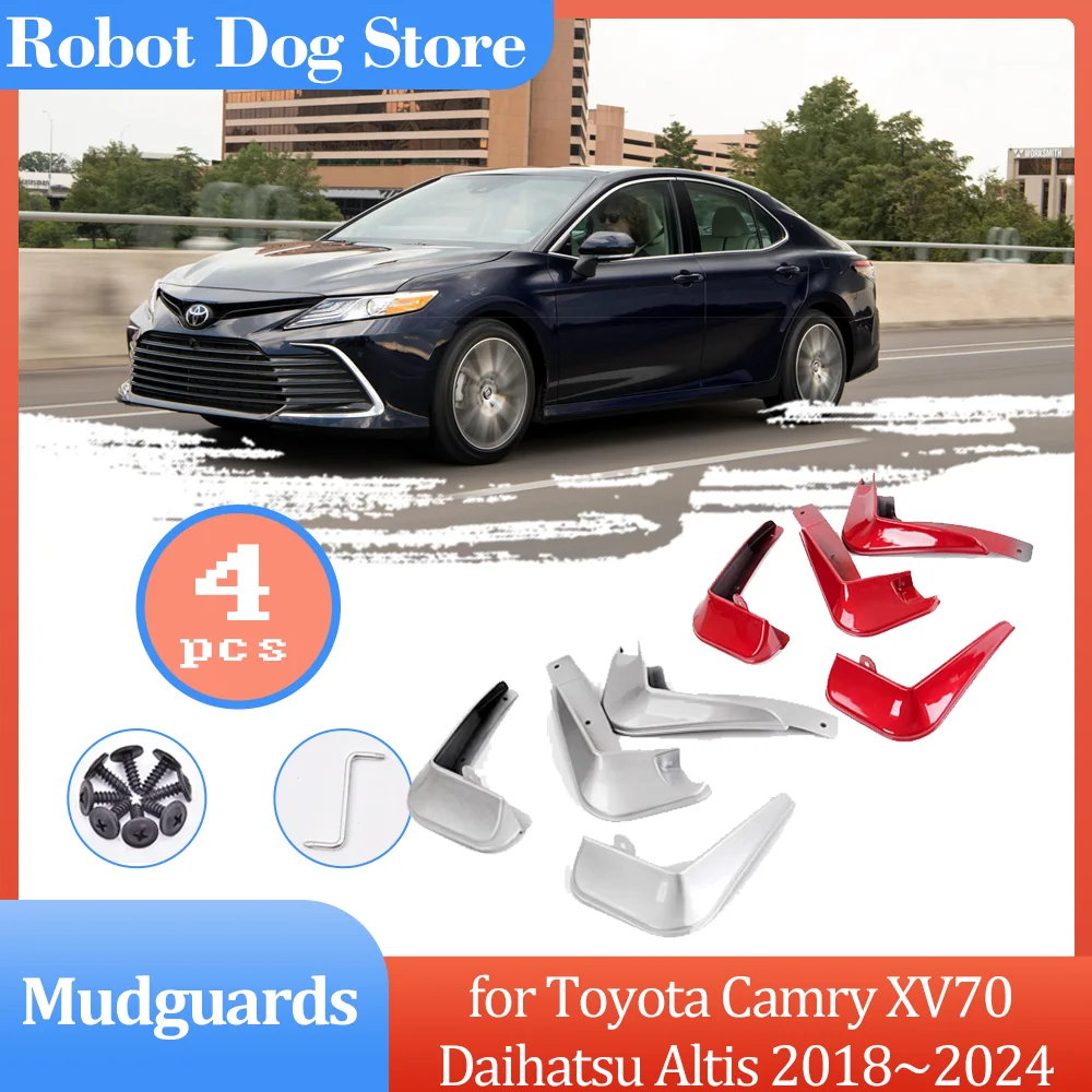 

Брызговики для Toyota Camry 8th XV70 Daihatsu Altis XLE 2018 ~ 2024, 2019 2020 2021 2022 2023 брызговики, брызговики, чехол, спойлер, брызговики, аксессуары