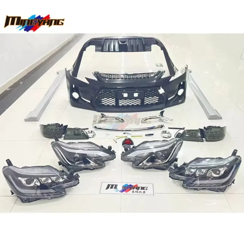 

Modification High Quality PP Plastics 2010 Upgrade 2018 GS Design Body Kit Car Bumpers for Mark X Body Kit