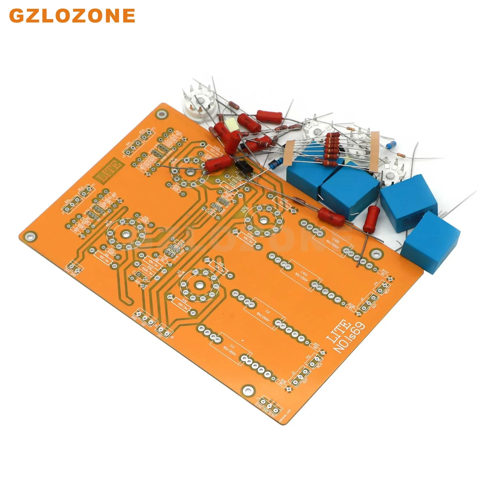 GZLOZONE LITE LS69 متوازن تمامًا 6922 أنبوب المضخم لتقوم بها بنفسك عدة/اللوحة النهائية (بدون أنابيب)