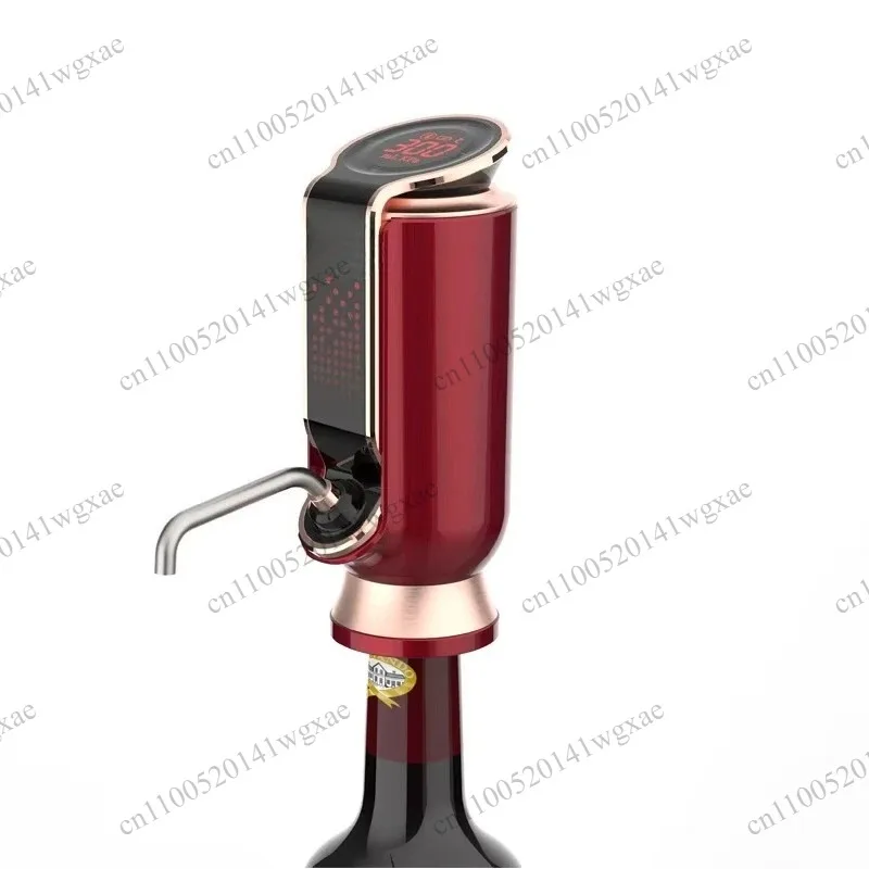 Portable Rechargeable Wine Aerator Electric Pump Food Grade Household Wine Dispenser Decanter