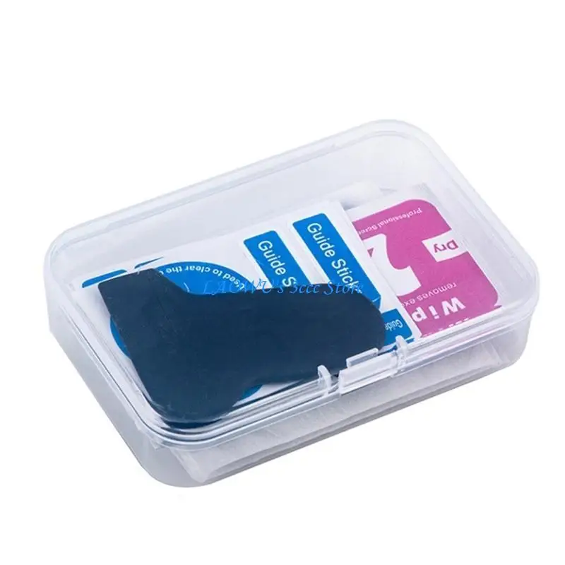 

Y8AD Fingerprint Proof Film Tempered Glass Film Set with Dust Removal Stickers Scraping Tool for 360 Sports Camera