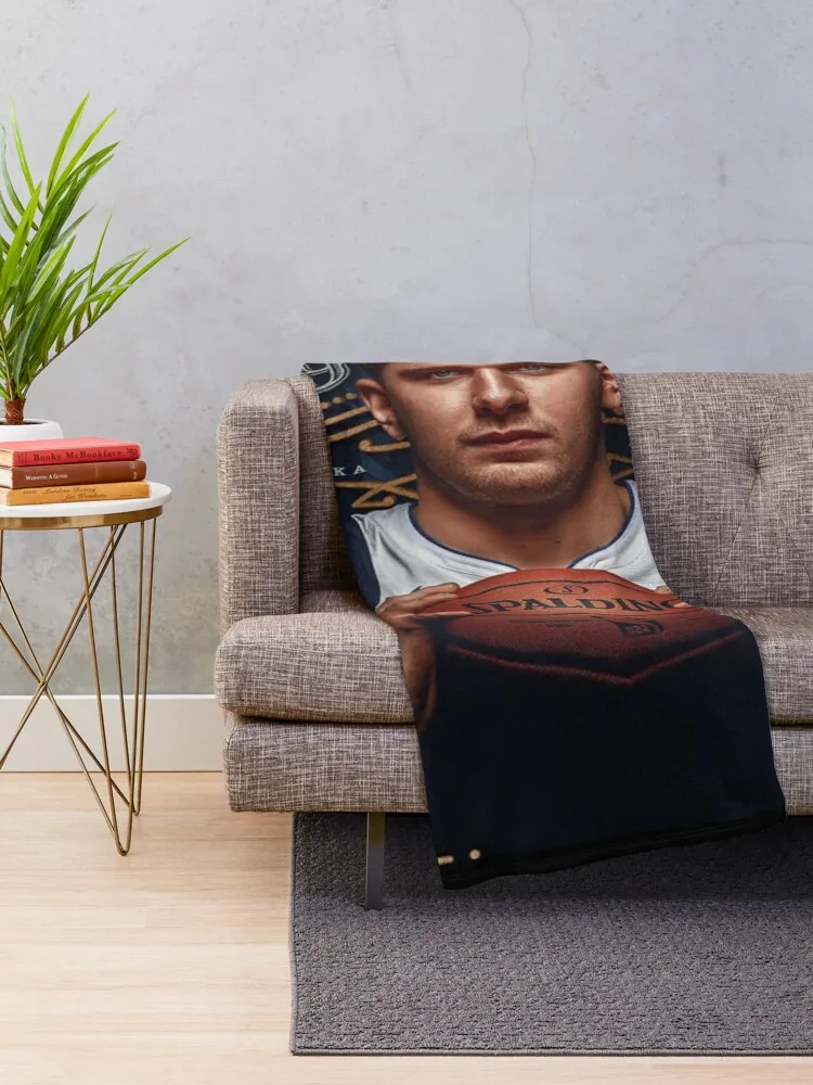 Doncic Luka Art Throw Blanket Hairys Comforter fluffy Blankets