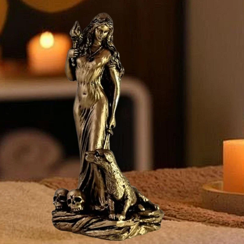 Goddess Statue Resin Art Teaching Tool Crafts Decorative Aphrodite Statue for Desktop Office Bedroom Housewarming Gift Indoor