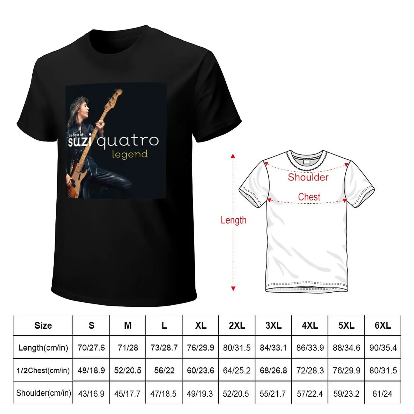 suzi quatro legend T-Shirt customs design your own cute tops black t-shirts for men