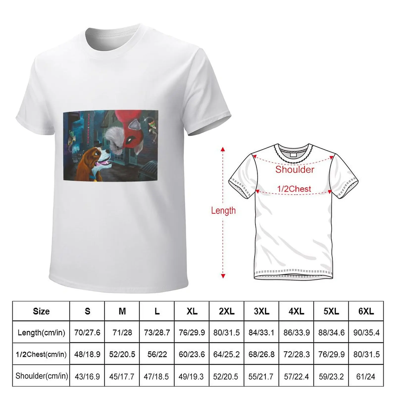 Movie Mutts: Friendly Neighborhood Tramp T-Shirt quick-drying quick drying customs anime clothes mens big and tall t shirts