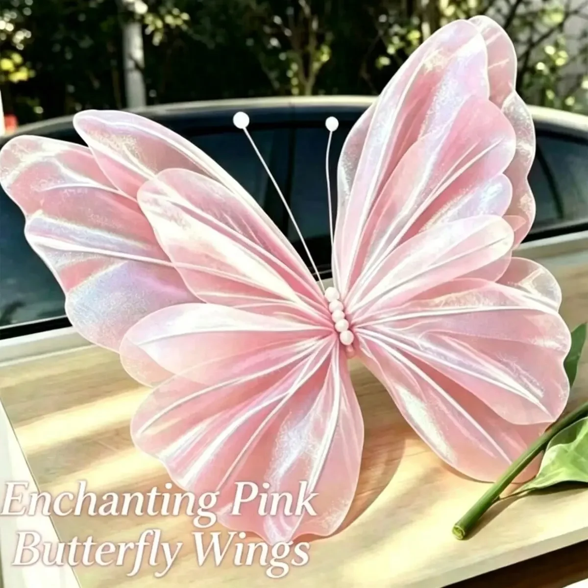 Elegant Giant Artificial Butterflies, Decorative 3D Butterfly Photography Props, Wedding Decorations, Outdoor & Indoor Use, Festive Home Decor