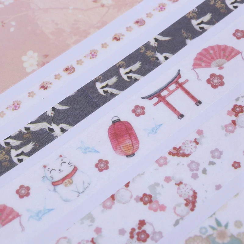 20 Stück dekorative kawaii washi Tape Set japanische Papier aufkleber japanische Schreibwaren Scrap booking Versorgung h