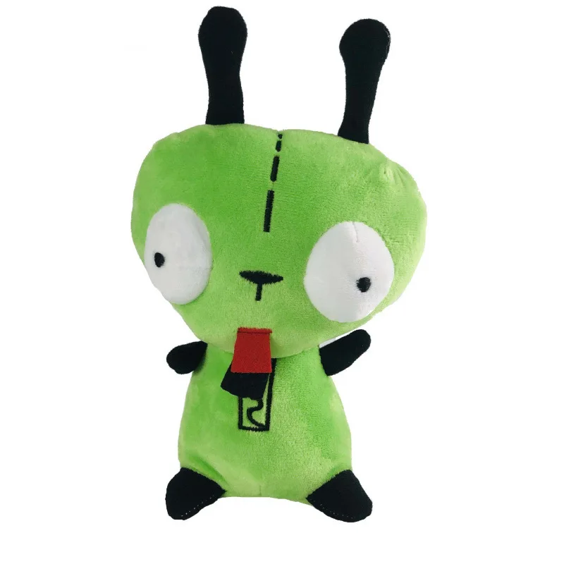 2024 New Alien Invader Zim 3D Eyes Robot Gir Knapsack Cute Stuffed Plush Green Kawaii Plush Doll Knapsack for Gir’s Xmas Gifts