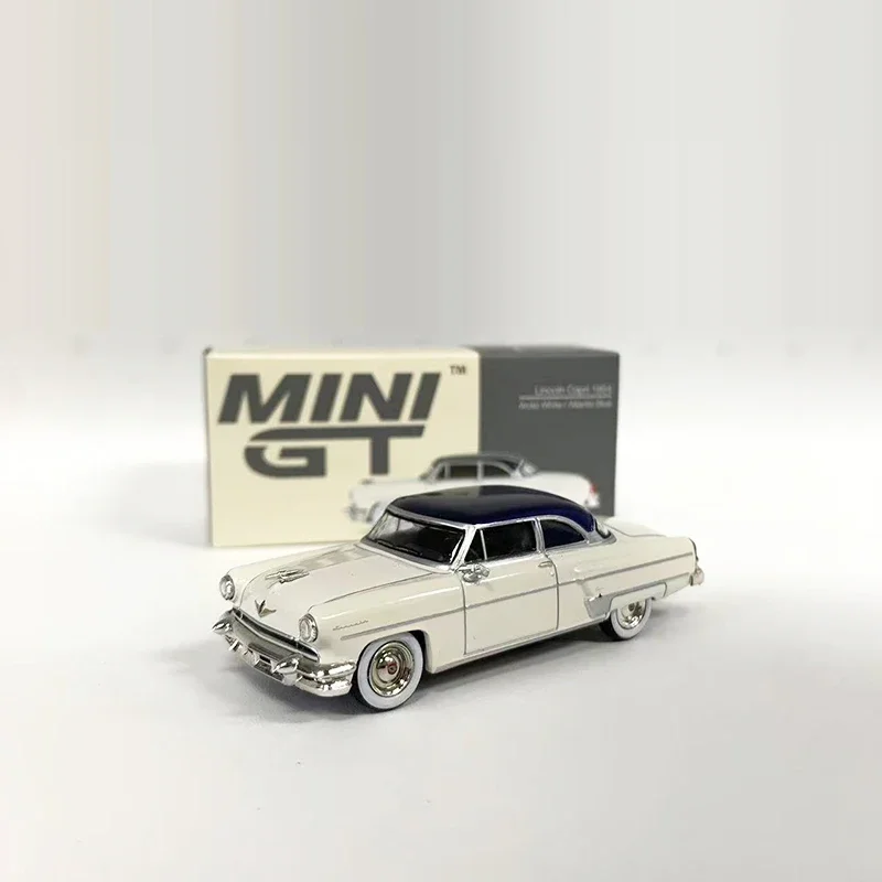 

Модель автомобиля MINIGT 1:64 Lin Capri 1954, коллекция легковых автомобилей # 631 Арктика Белый