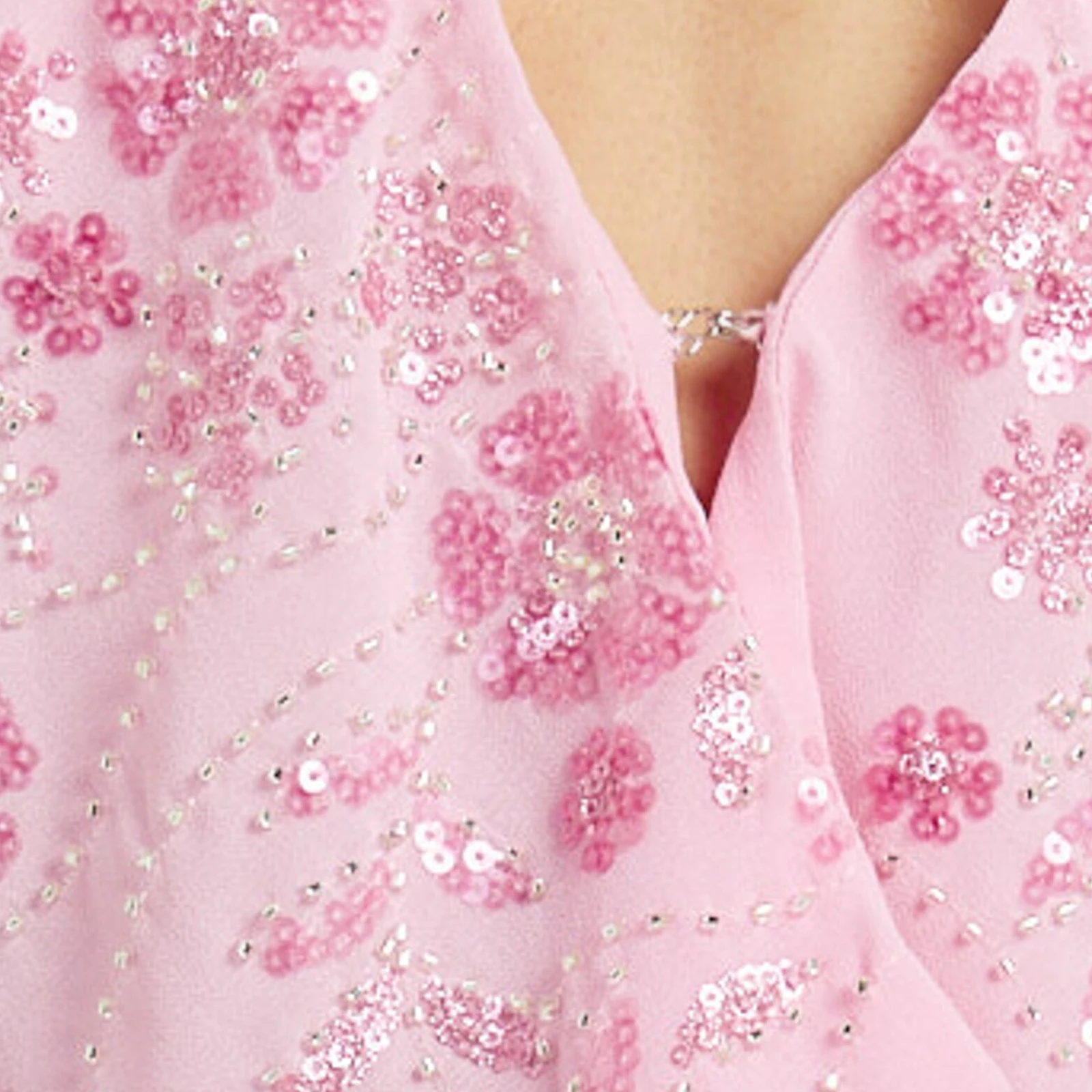 

Новый женский комплект из двух предметов юбки с блестками и бисером, цветок, топы без рукавов с лямкой на шее, мини-облегающая юбка с низкой посадкой для вечеринки, клуба S M L