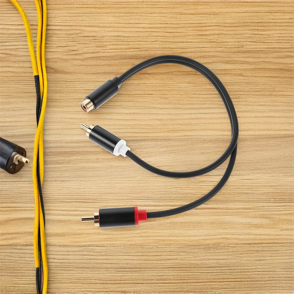 

2pcs Car Upgrade Cable Rca Female To Tablet Audio Splitter Cord Dual Male Y Splitter For Tablet Smartphone Stereo System Cord
