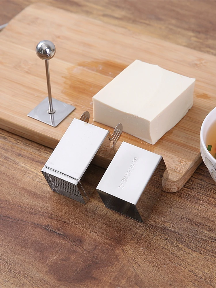 

Home Use 304 Stainl Steel Tofu Slicer Special Tool for ing Tofu Soup And Tofu Paste Geometric ape Kitchen Cooking Tool