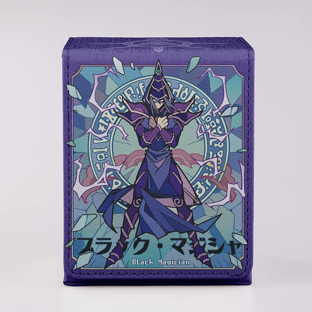 Yugioh Dark Magician Deck Box Yu-Gi-Oh! TCG OCG PTCG Trading Cards Pu Leather Storage Box 100+