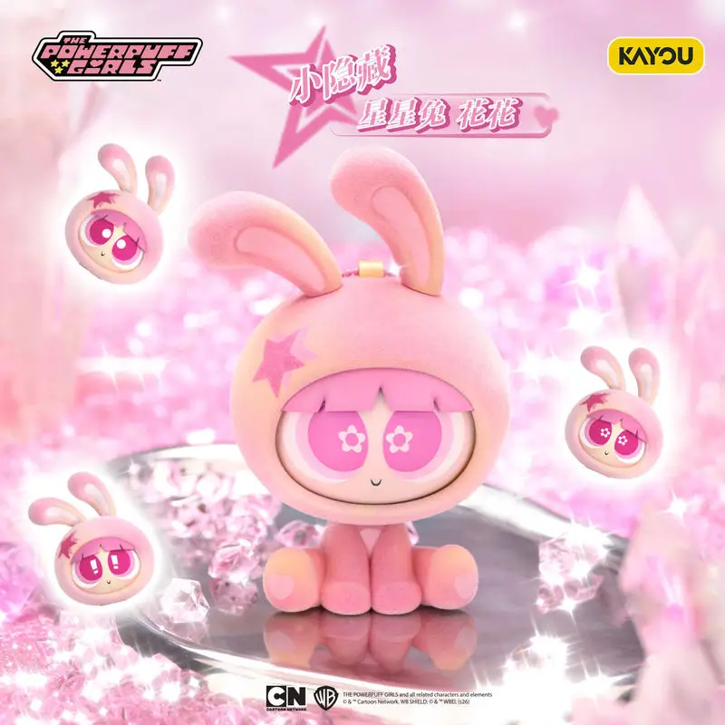 

Genuine Licensed Kayou The Powerpuff Girls Magic Spinner Paw Attack Team Blind Box Face Changing Figure Ornament Toy Gift