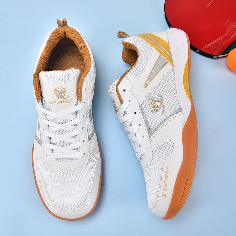 

New Men Sneakers Men Badminton Shoes Light Black Breathable Female Outdoor Sports Training Athletics Sports Green