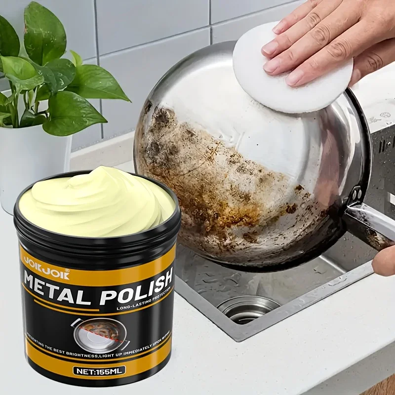 Metal Polishing Agent - Rapid Bright Surface Repair, Suitable for Cars, Motorcycles, Bicycles, etc., Metal Surface Brightening