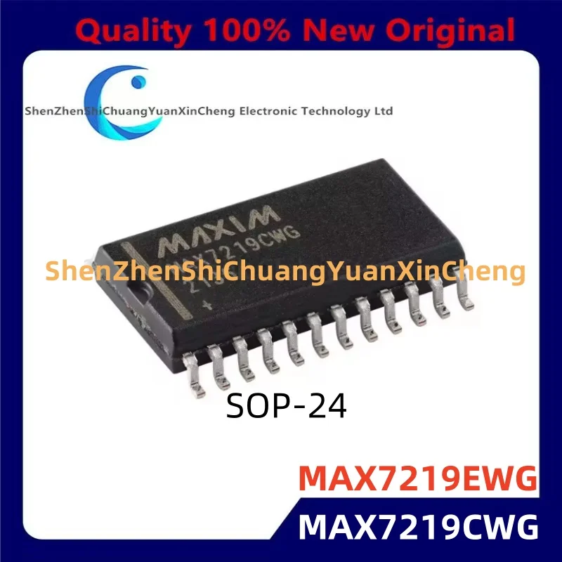 

5-10 шт. MAX7219 MAX7219CWG MAX7219EWG SOP24 микросхема в наличии, оптовая продажа