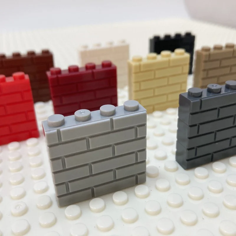 120PCS Blocks Wall Brick Small Particles Building Block Simulation City Model Building Accessories Children Gift