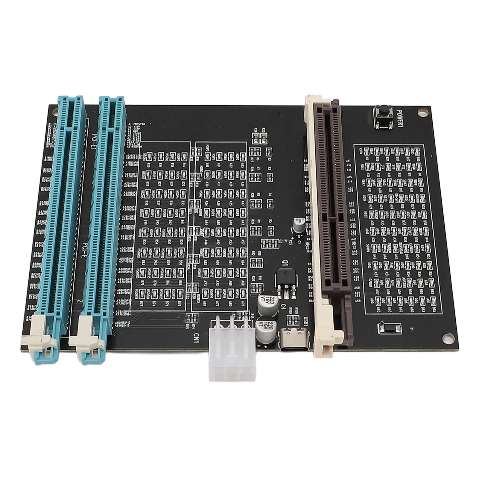 Тестер видеокарты с подсветкой AGP PCI-E Дисплей двойного назначения Тестер видеокарты Тестер видеокарты Диагностический инструмент