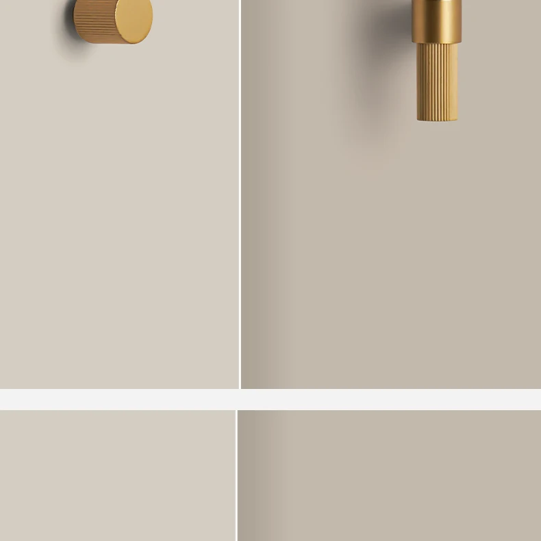 SAILANKA Messing-Möbelgriffe, modern, gestreift, für Schrank, Kleiderschrank, Kommode, Schuhkarton, Schublade, Schrankknöpfe, T-Stange – Detail 13