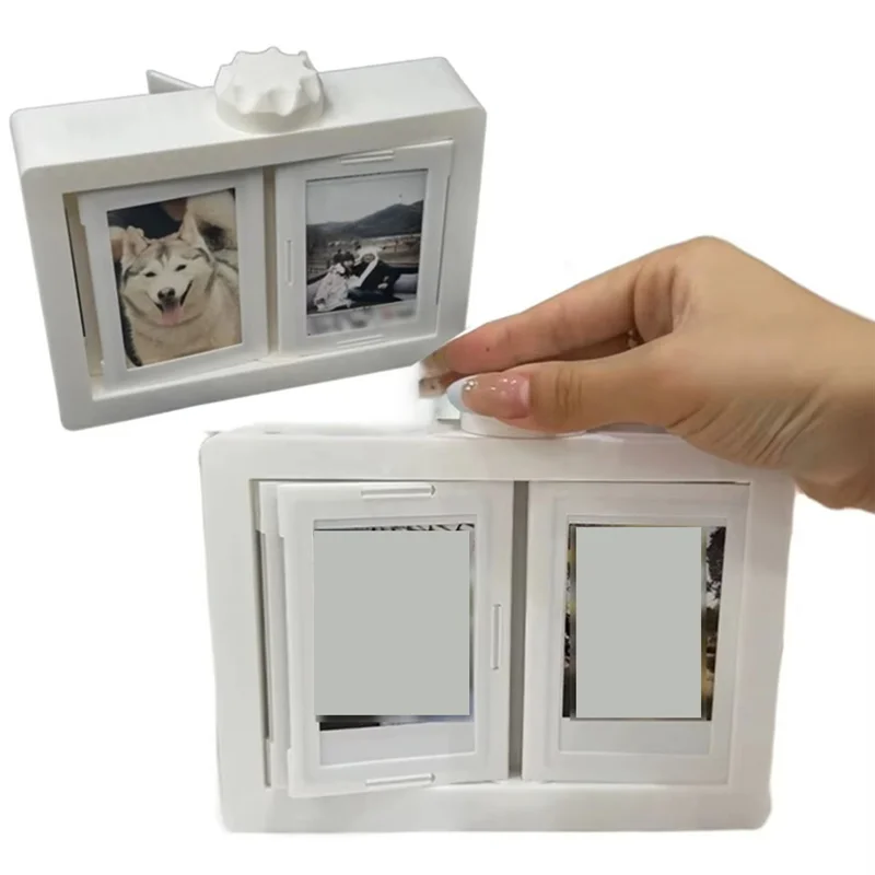 

Protective 12 Pockets 3D Rotating Photocard Holder Easy To Install Photo Album Rotating Page-Turning Ornaments-AS97