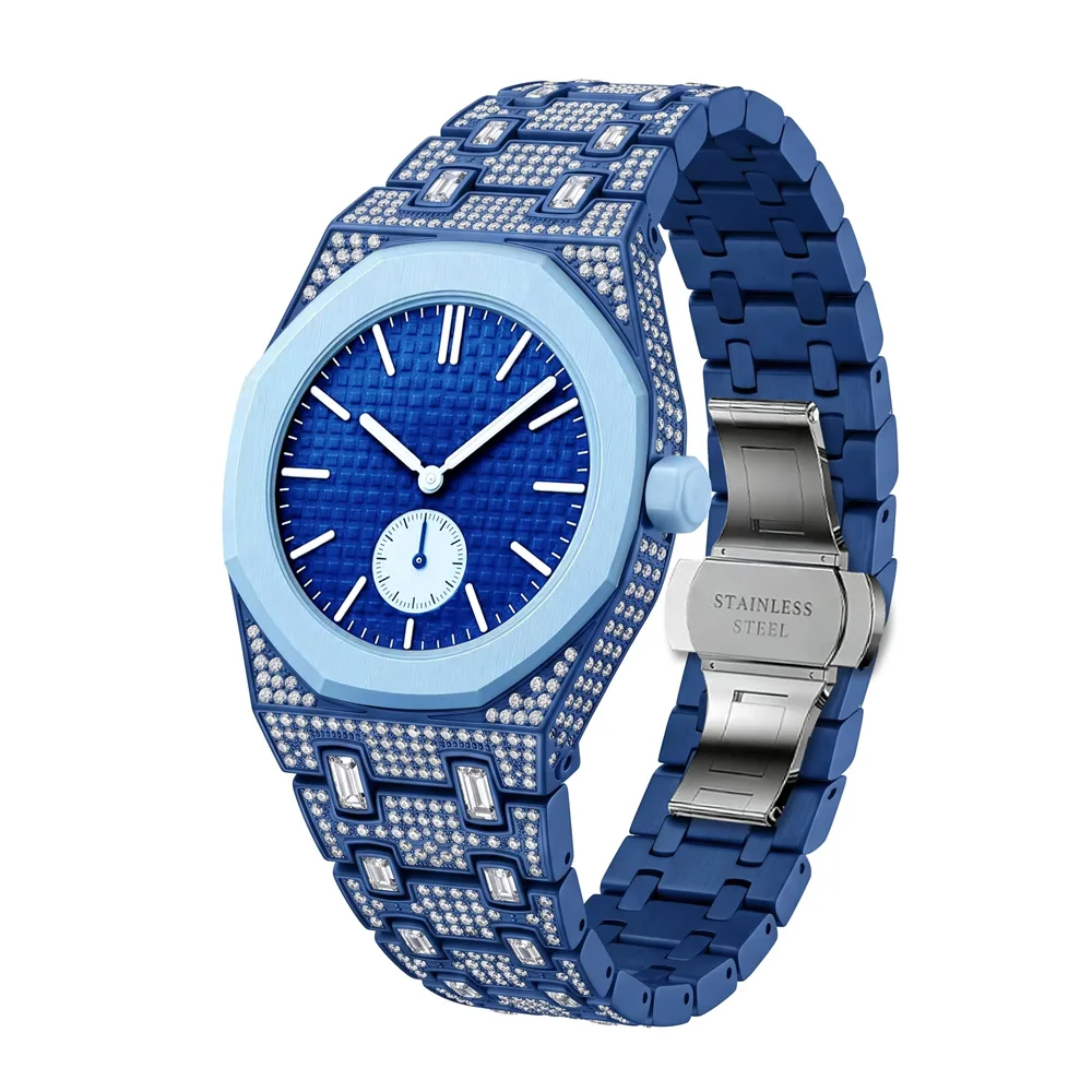 For Swatch x AP Royal Pop Pocket Gorgeous Zinc Alloy Strap Luxury Fashion Inlaid Diamond Modification Kit Bracelet For Royal Pop