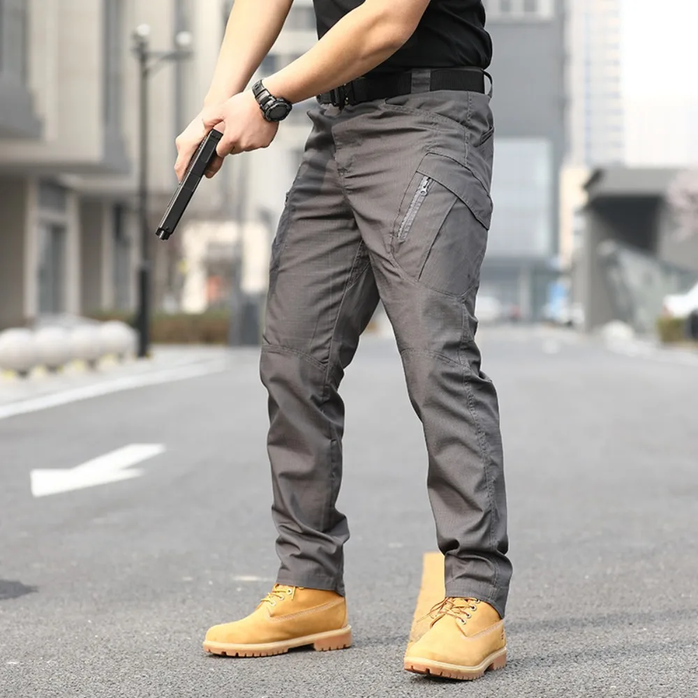 Work Pants Training Pants Wear - Resistant, Scratch - Proof, Waterproof, Foreign Trade Pants Multi - Pocket for Cosplay
