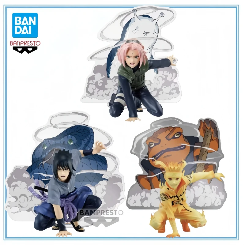 

BANDAI in Stock Genuine BANPRESTO Naruto Shippūden Uzumaki Naruto Uchiha Sasuke Uchiha Sasuke Gifts Toys Model Model Decoration