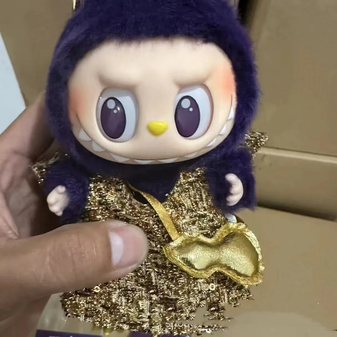 Popmart Labubu X Pronounce Wings Of Fantasy Vinyl Doll Desktop Ornaments Decoration Sofa Collection Doll Purple Labubu