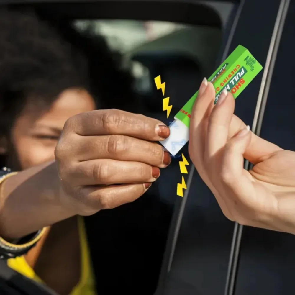 ตลก Anti-stress ความแปลกใหม่ Gum Gripper Prank Trick Prop ไฟฟ้า Shock ของเล่น Shocker ปากกา Gag Gadget ความเครียด Reliever ของเล่น