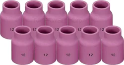 TIG Alumina Nozzle Gas Lens Shield Cup 53N87 12# Fit TIG Welding Torch Consumables PTA DB SR WP17 18 26 Series 10pk