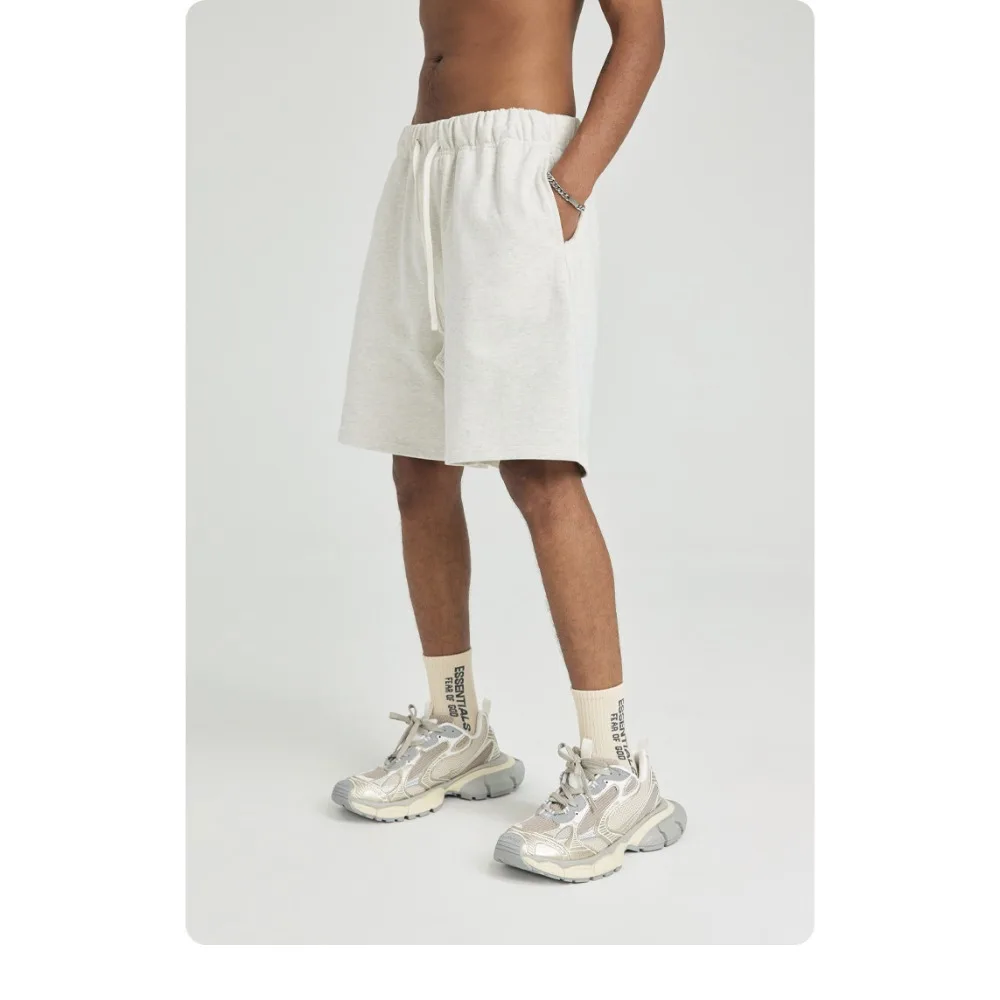 American YAMAHA Yamaha 오토바이 프린트 바지 남성용 반바지 여름 트렌드 루즈 스포츠 캐주얼 바지 코튼