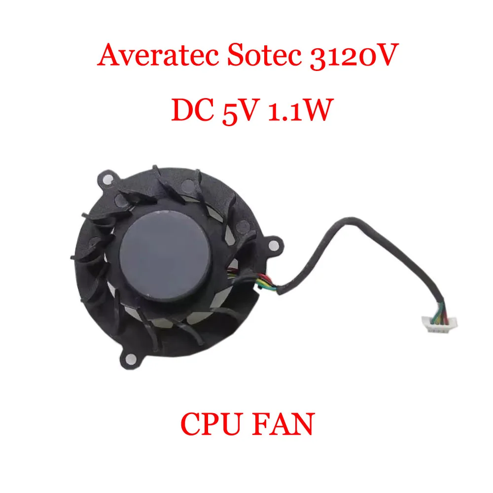 Laptop CPU Fan For Averatec Sotec 3120V DC 5V 1.1W Black New