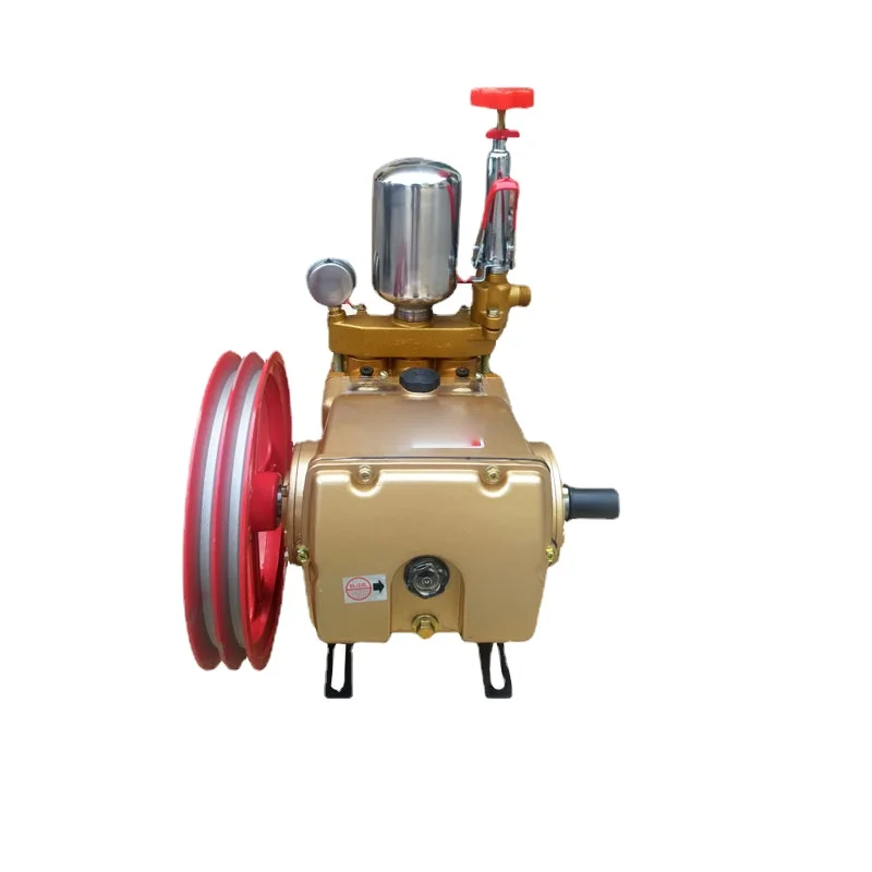 80/90/120 Porcelain Spraying Grease Free High Pressure Three Cylinder Plunger Pump Large Flow Remote Water Delivery Dosing Spray