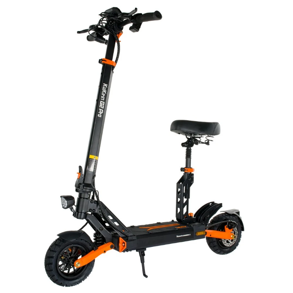 KuKirin G2 Pro Faltbarer Elektroroller 600W Motor 48V 15,6Ah Batterie 58KM Reichweite mit Sitz