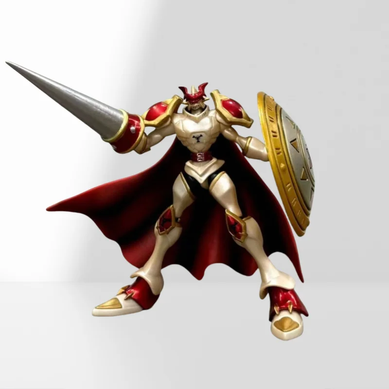 Besta de lótus vermelha omega besta animação gk figura modelo em torno de estátua bidimensional ornamentos decoração presente coleção