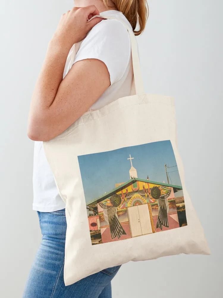 

Desert Church Tote Bag Canvas bag Women's shopper bag for beach tote screen
