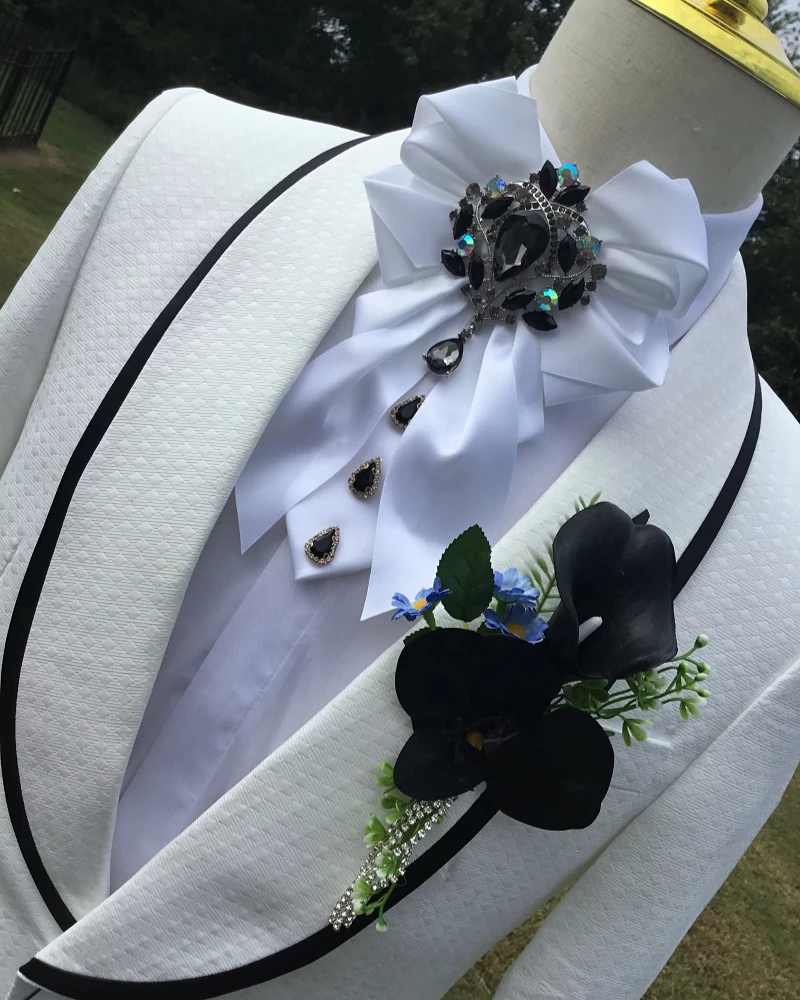 original-handmade-luxury-rhinestone-men's-bow-french-english-business-banquet-suit-shirt-collar-accessories-high-endwedding-tie