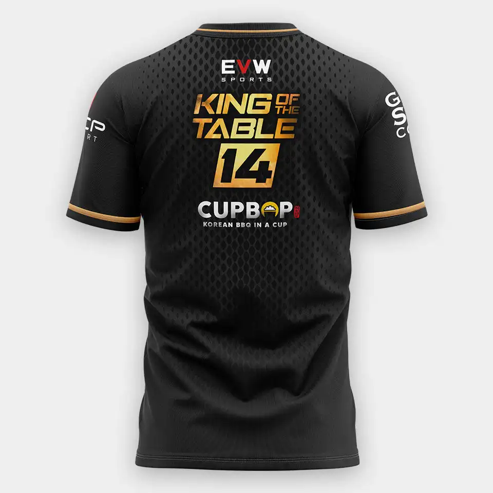 King of the Table 14 Arm Wrestling Jersey EVW Sports KOT14 Men's Competition T-Shirt Quick Dry Professional Training Apparel