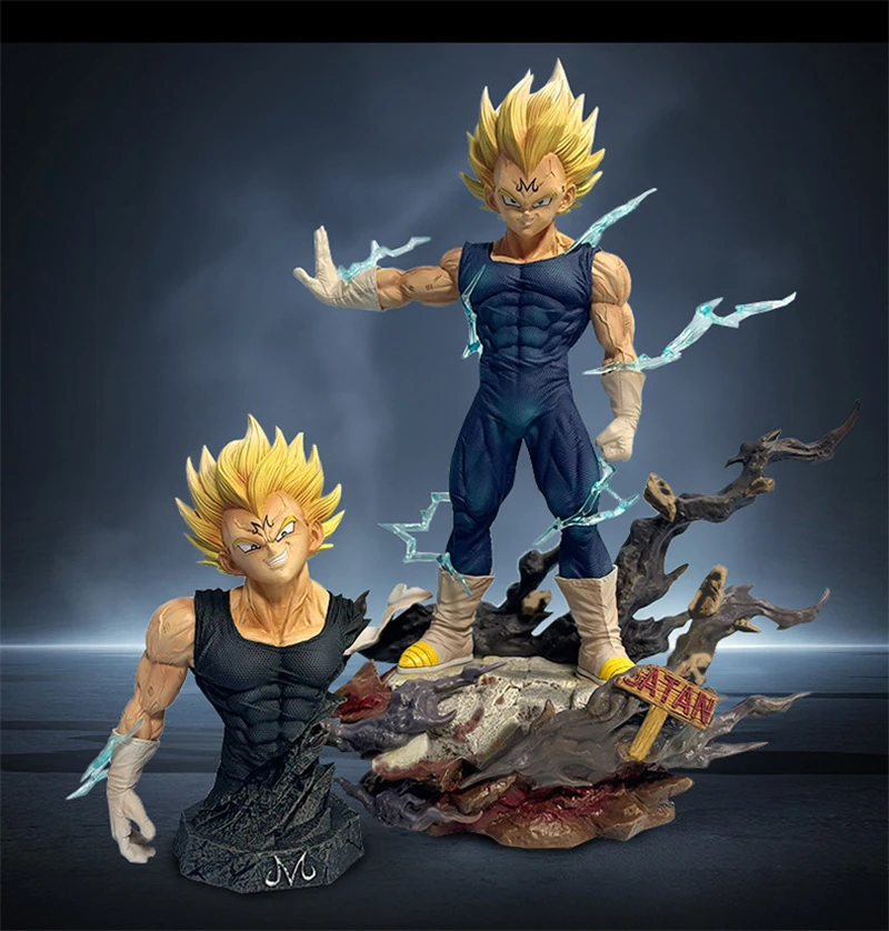 

20cm Dragan Ball Z Figure Hero Belief Majin Vegeta GK Vegeta PVC Anime Action Figure Model Toys Doll Collection Ornament Gift