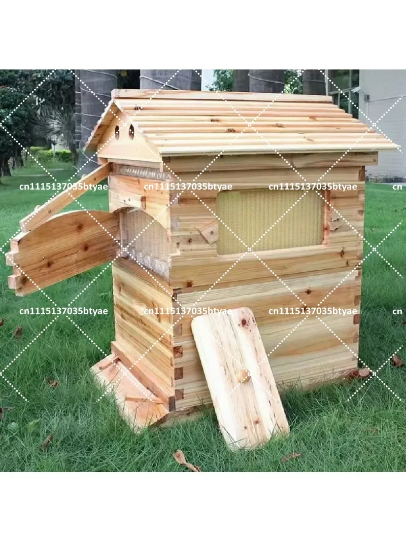 Automatic Flow Beehive Starter Kit with 7 Flow Boxes, Honey Hive Beekeeping Equipment