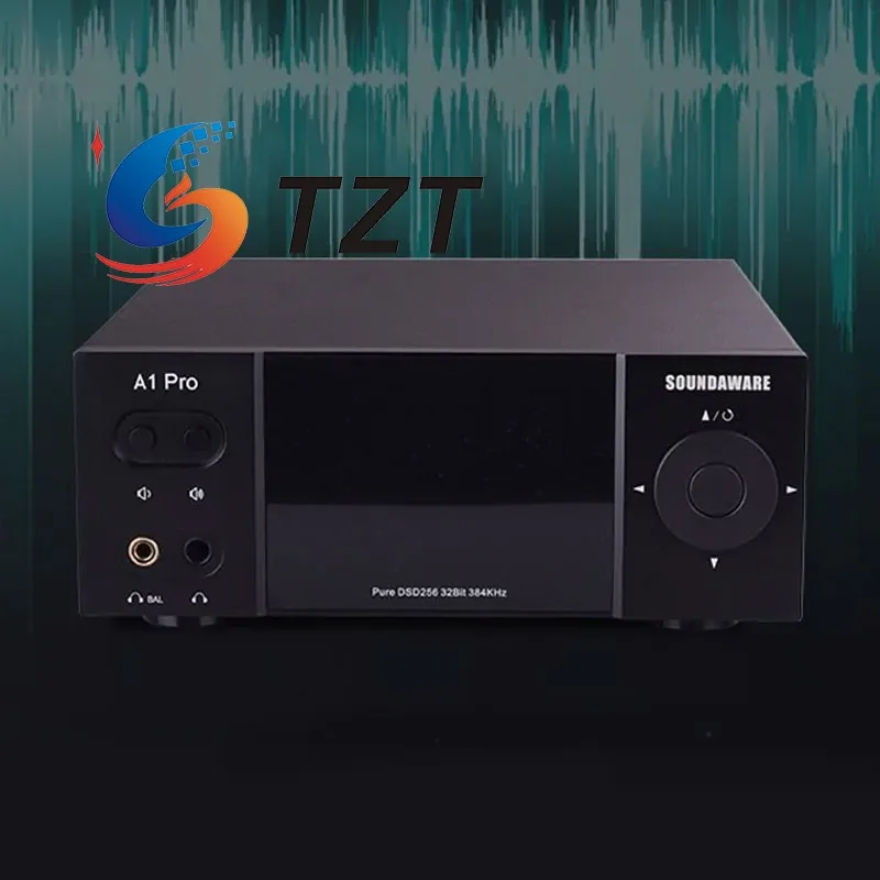 

TZT A1PRO Streaming Music Player Digital Turntable Decoding Amplifier Black/Silver Standard Version for SOUNDAWARE