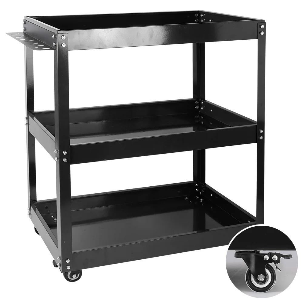 [Eu stock] fahrbares Werkzeug lager regal Organizer Rack 3 Schichten Schraubens chl üssel Organizer