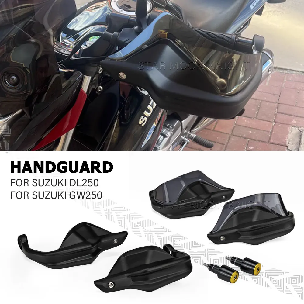 Para suzuki dl250 v-strom dl 250 vstrom gw 250 gw250 2017-2021 mão guarda handguards extensões guiador pára-brisa defletor