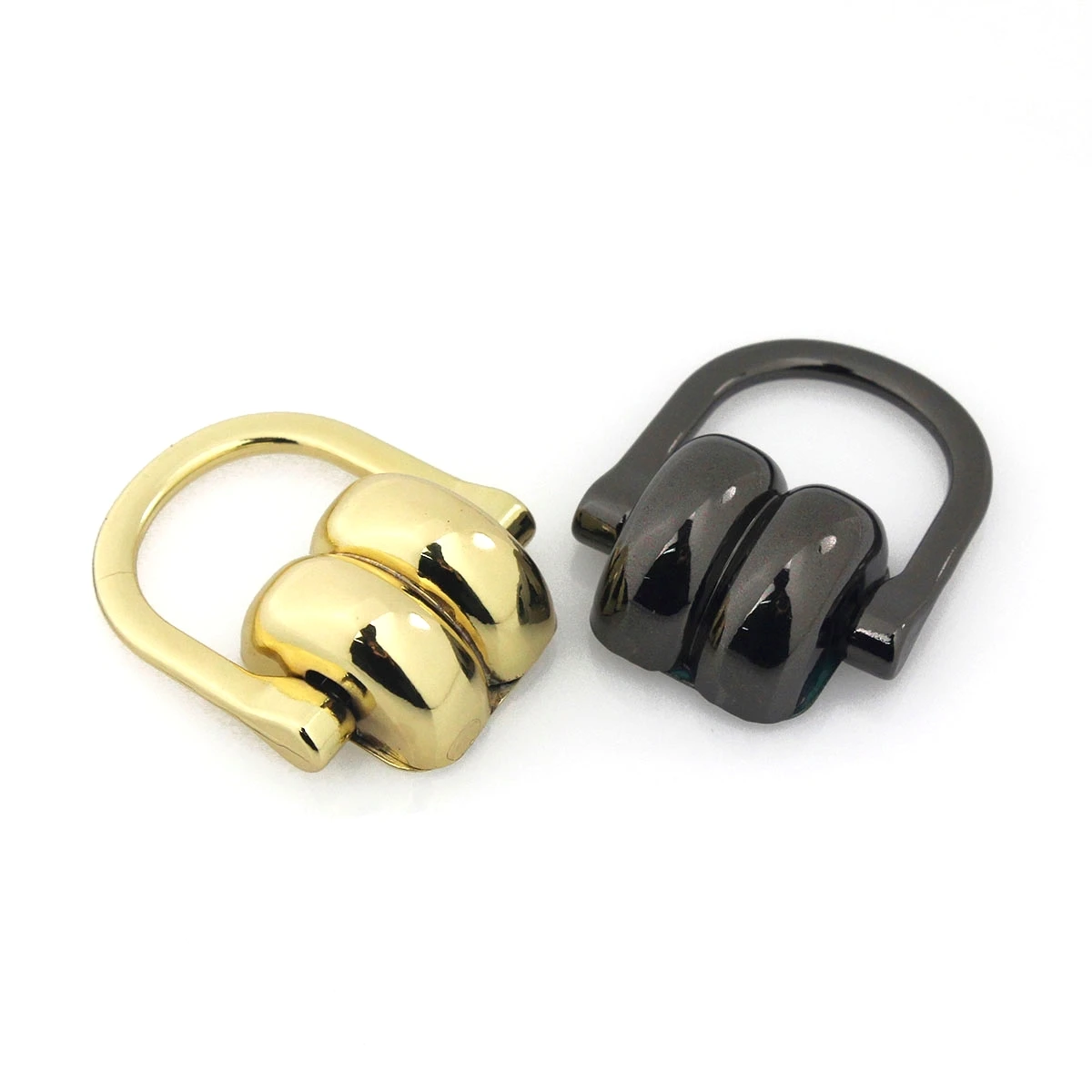 

2pcs Metal Bag Side Edge Hang Buckle Durable Clip Clasp for DIY Leather Craft Bag Strap Belt Handle Shoulder Accessories