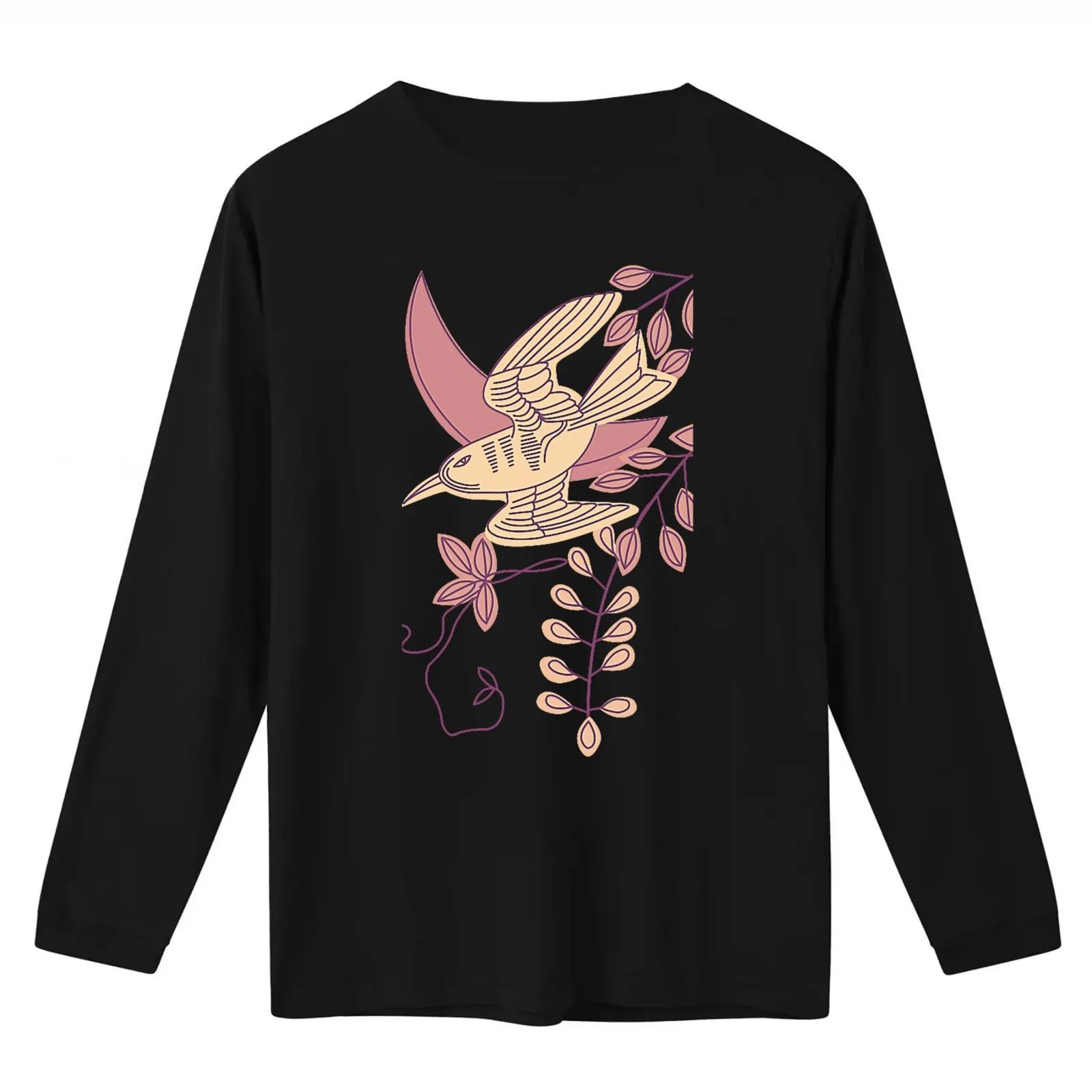 Cuckoo and wisteria - April T-Shirt Summer Casual Cotton Tee Oversized Streetwear Tops Vintage Graphic Print 100% Cotton