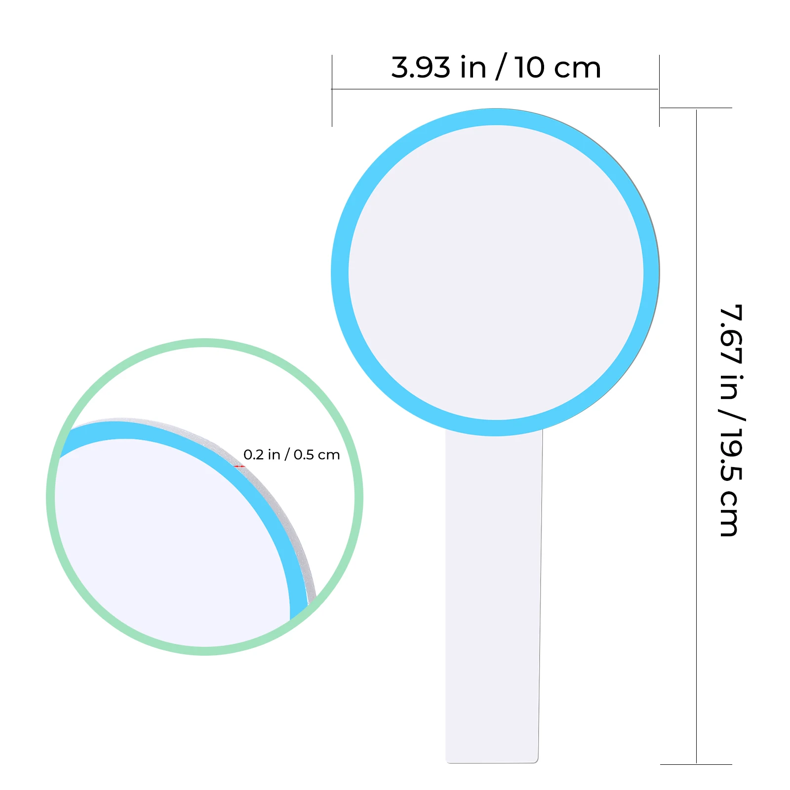 Small Dry Erase Board 6Pcs Single Side Scorecard for Teachers Students Interactive Learning Erasable Answer Game Board Kit