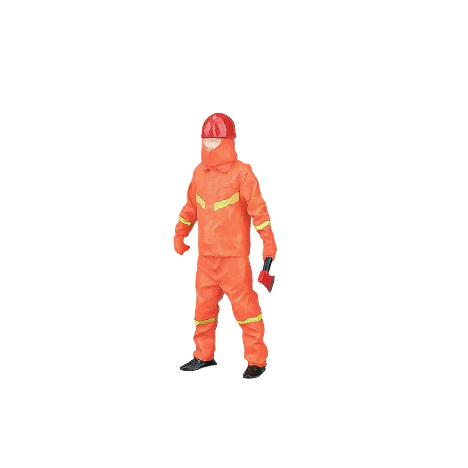 1/32 Models People Figures Firefighter Figures for Sand Table Diorama DIY Scene Layout